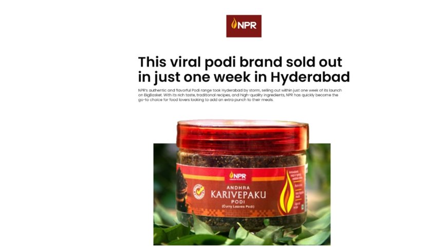 This Viral Podi Brand Sold Out in Just One Week in Hyderabad