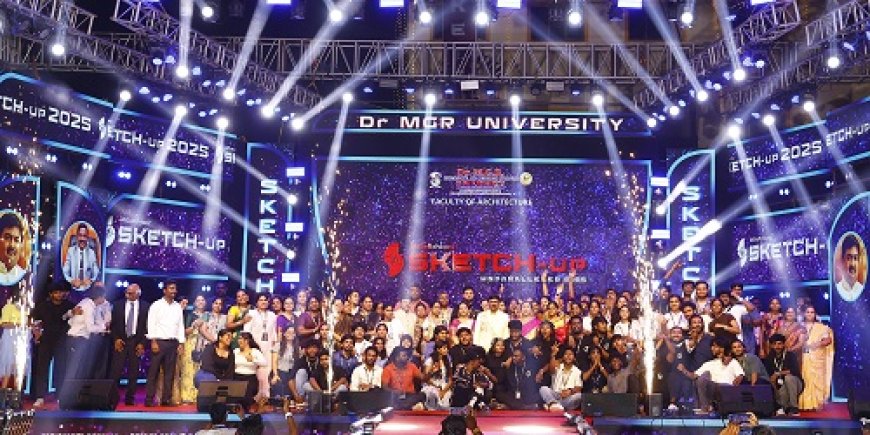 Dr. MGR Educational and Research University's 'Sketch Up Unparalleled', a National Cultural Extravaganza on Art & Architecture was a Monumental Success