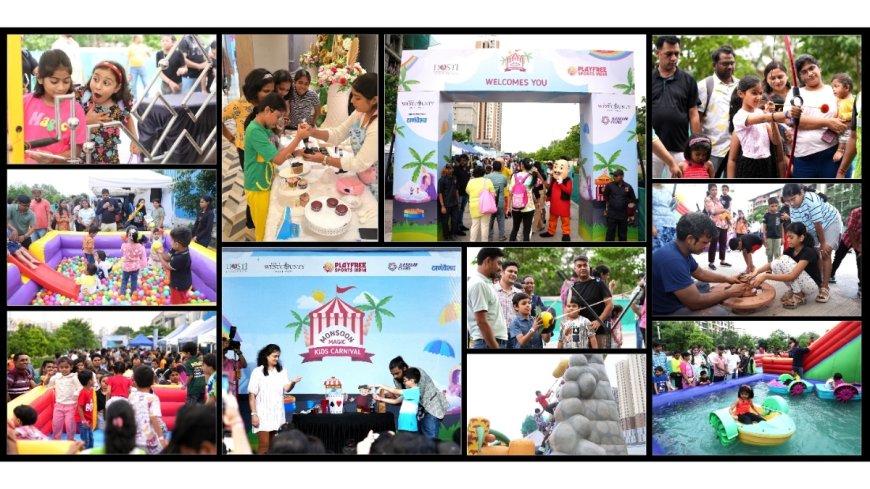 Monsoon Magic Kids Carnival Delights Thane Families at Dosti West County- Balkum, Thane
