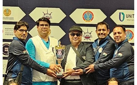 Indian Wrestling Team Excels at Astana World Cup 2025 with Record Medal Haul