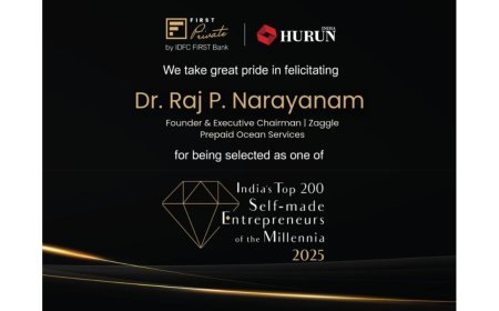 Dr. Raj P. Narayanam Recognised in Hurun India’s Top 200 Self-Made Entrepreneurs of the Millennia 2025